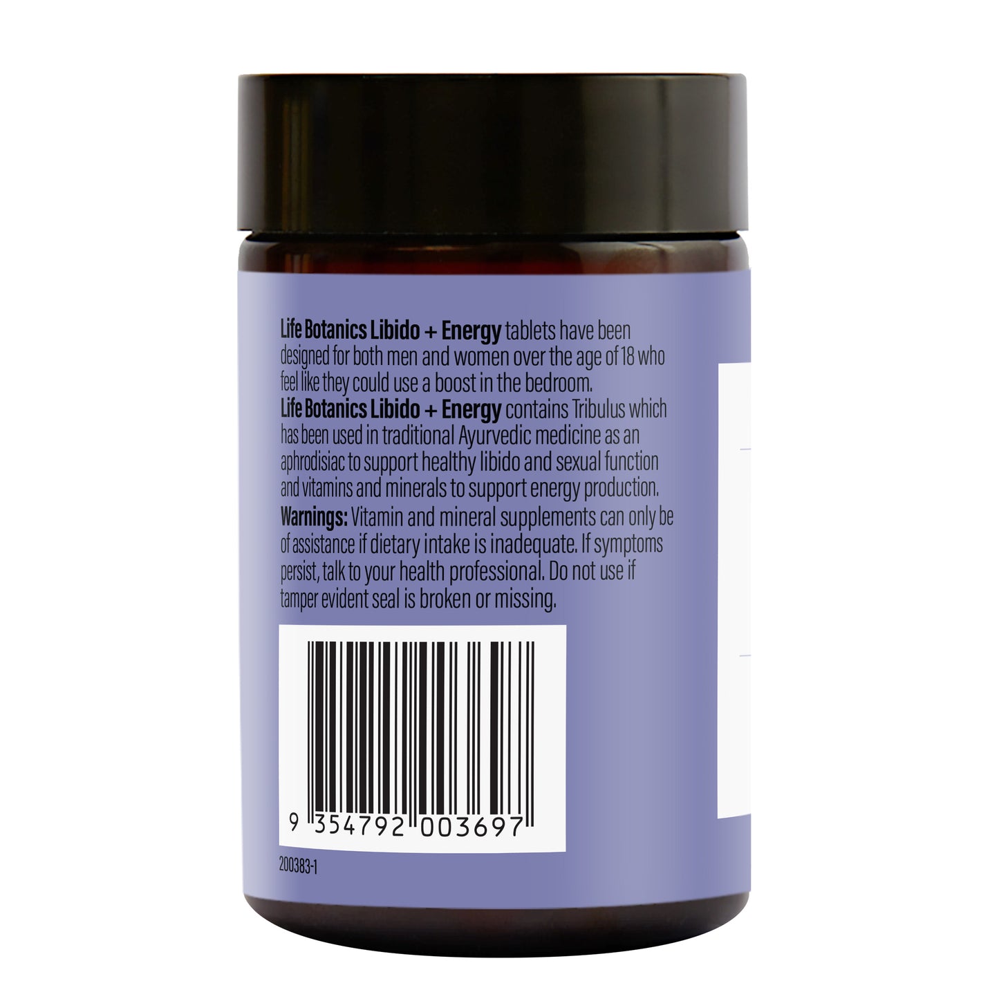 Life Botanics Libido + Energy Tablets - November Expiry