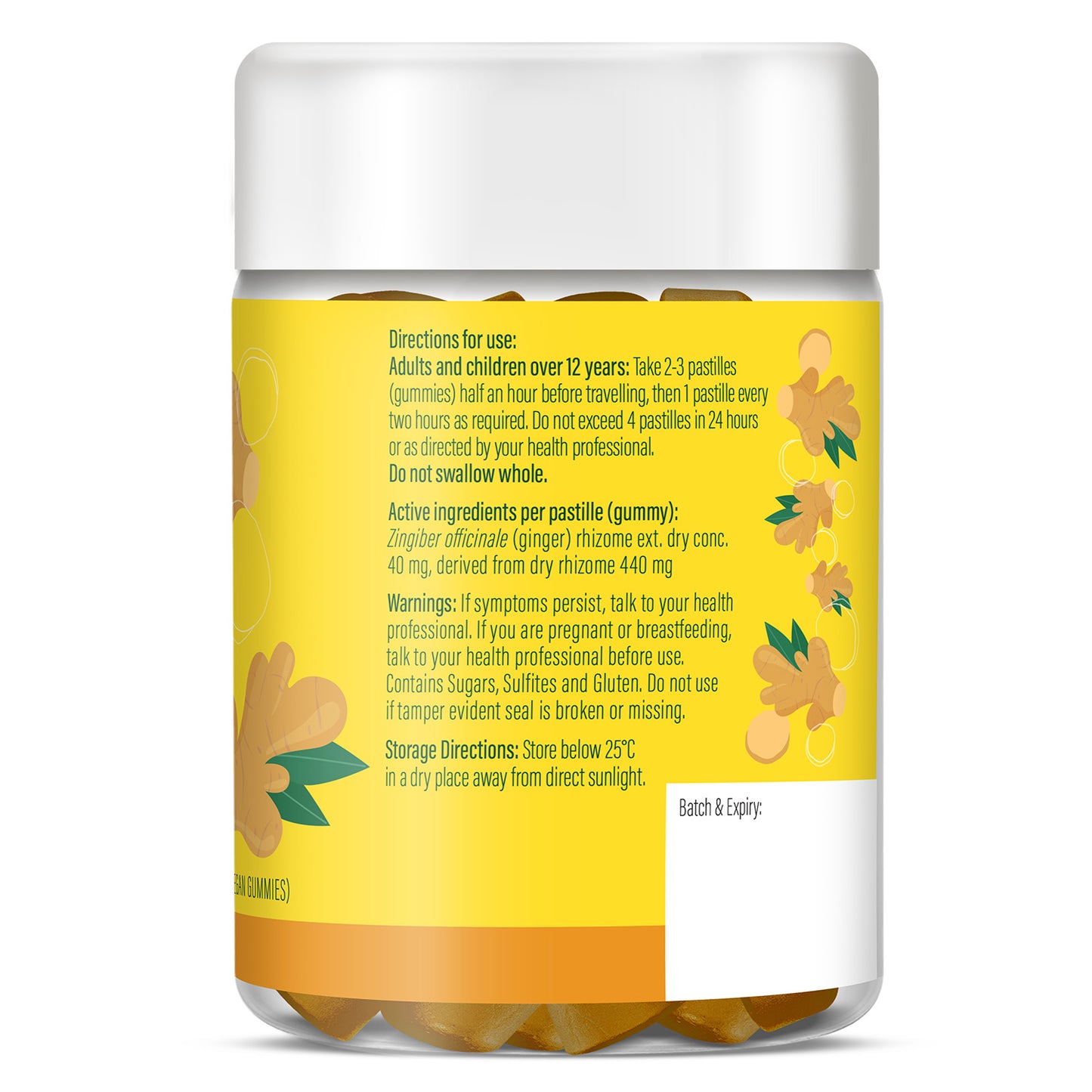 Life Botanics Nausea Relief Gummies 60s