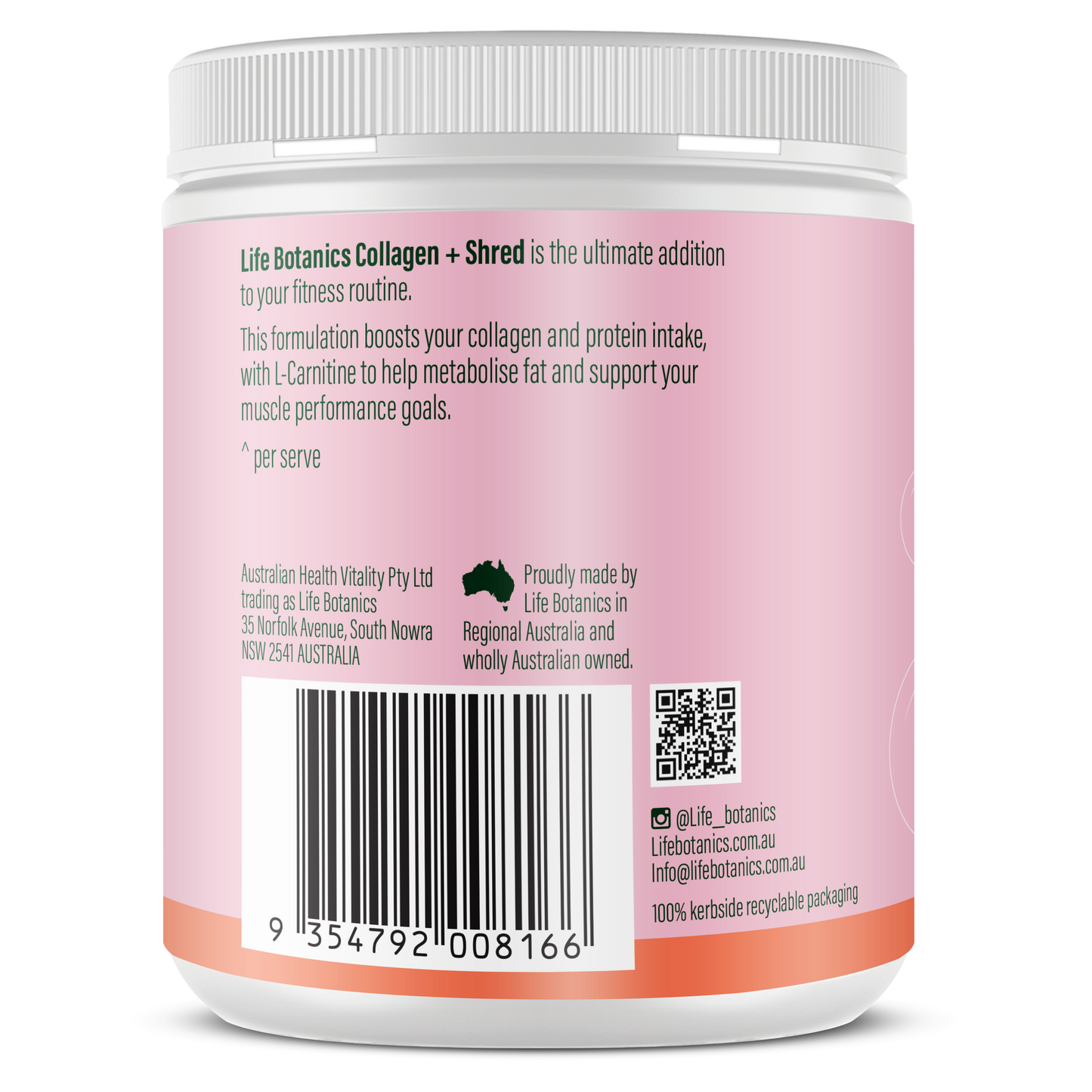 Life Botanics Collagen + Shred 150g
