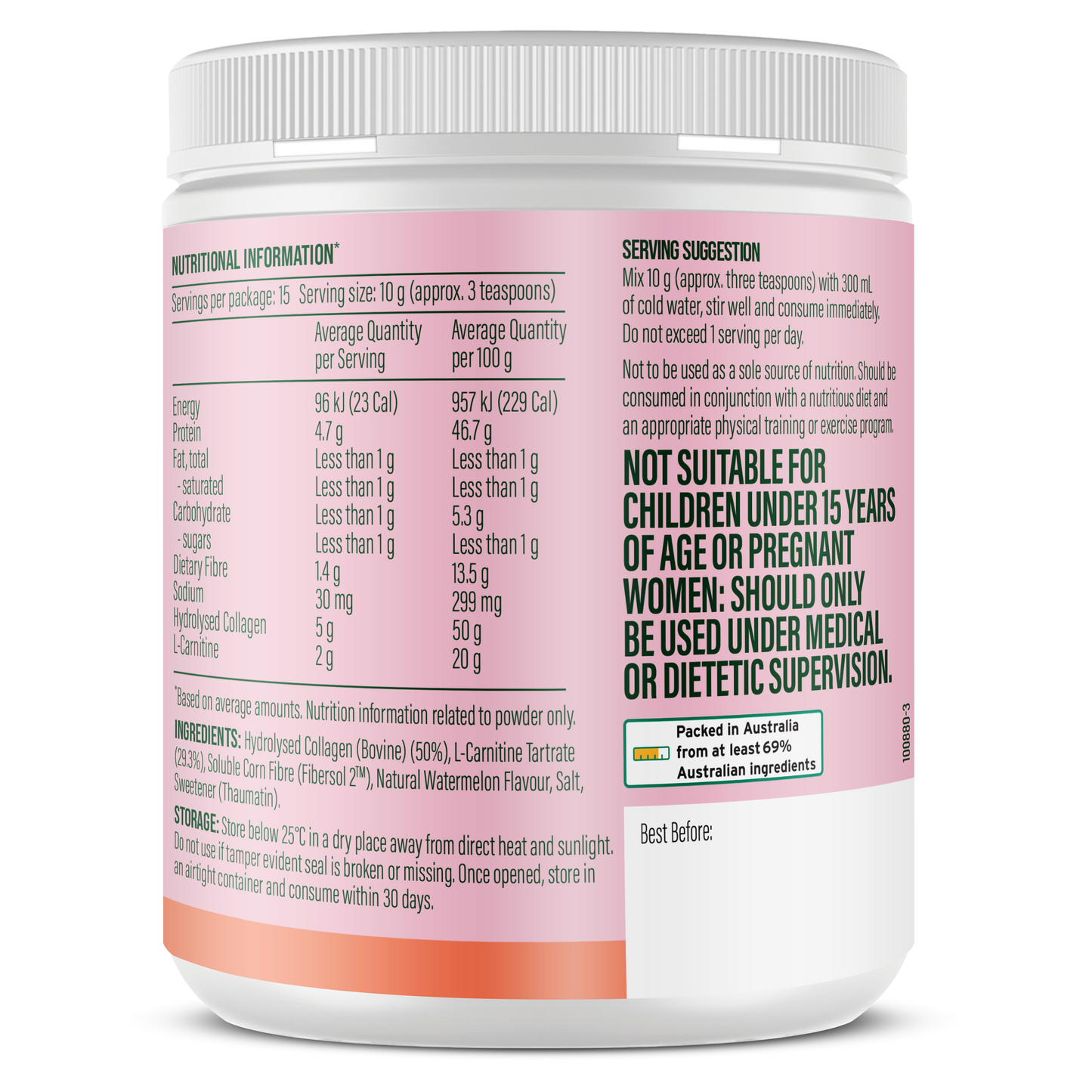 Life Botanics Collagen + Shred 150g