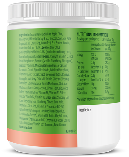 Life Botanics Greens + Shred 150g