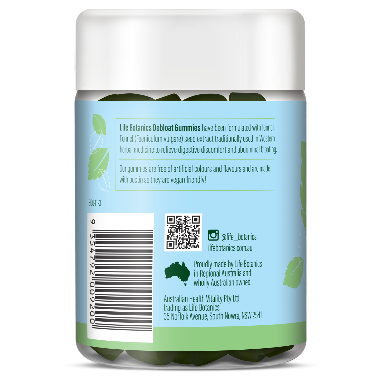 Life Botanics Debloat Gummies 60s