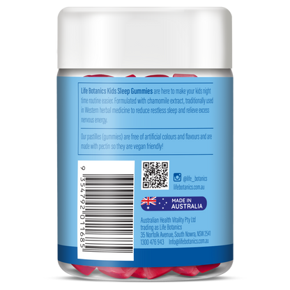 Life Botanics Kids Sleep Gummies 90s