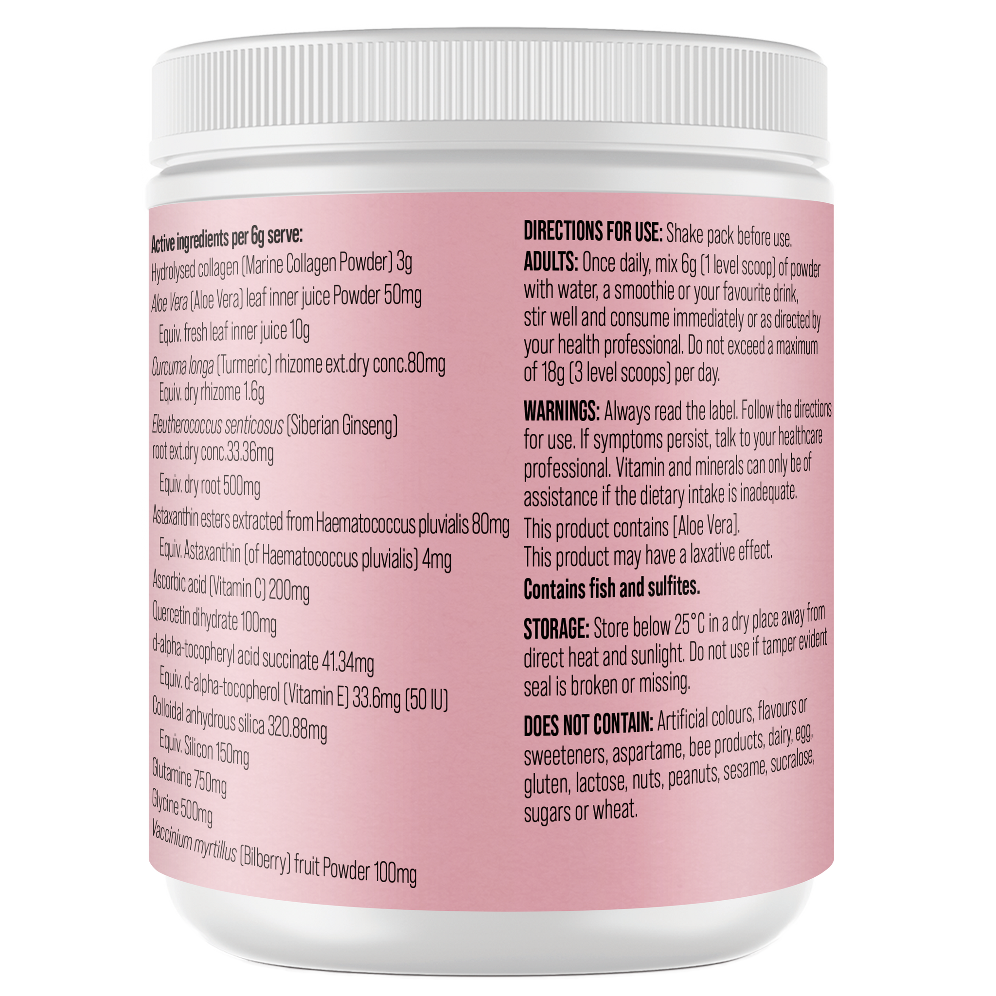 Life Botanics Beauty + Collagen Powder 180g