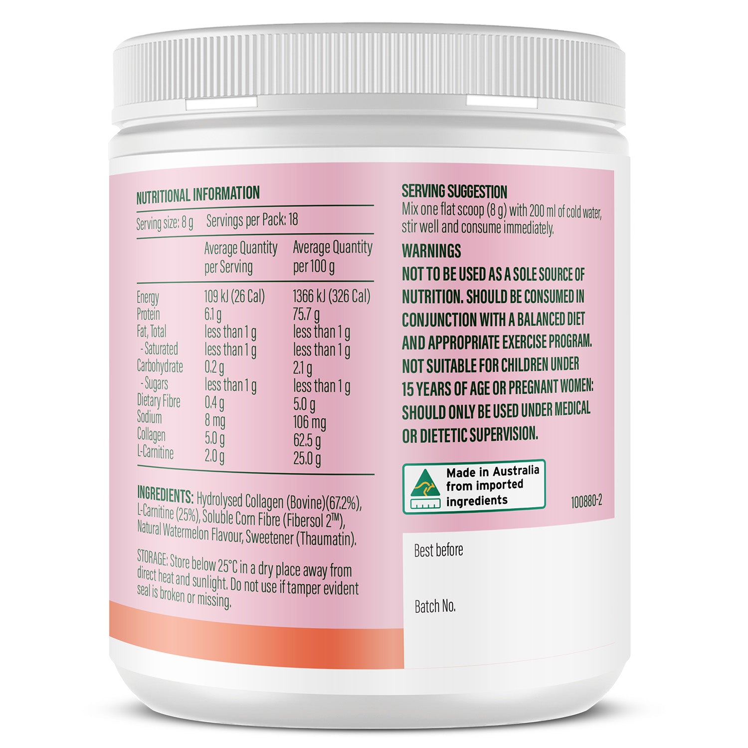 Life Botanics Collagen Shred 150g