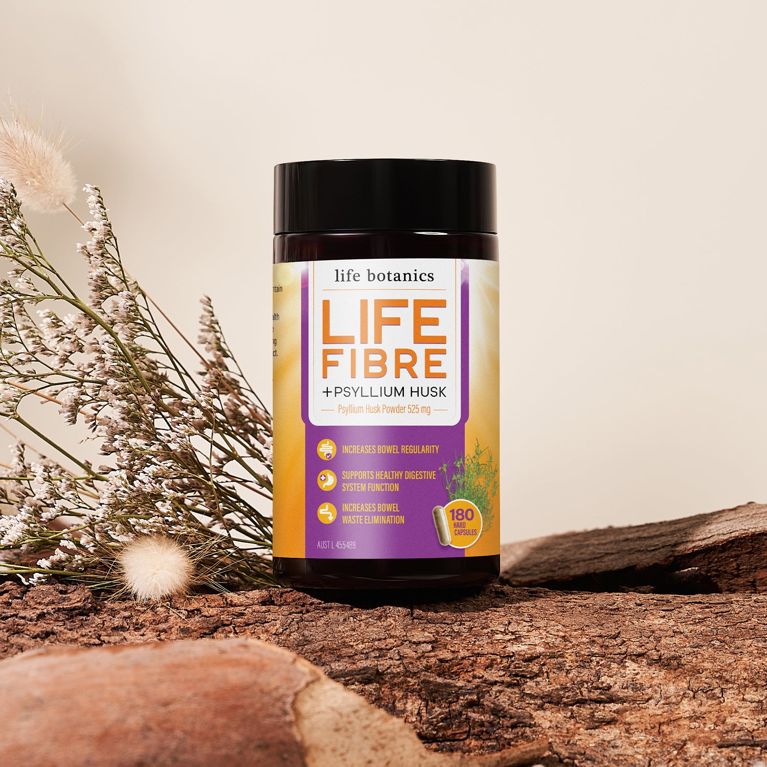 Life Botanics Life Fibre + Psyllium Husk Capsules