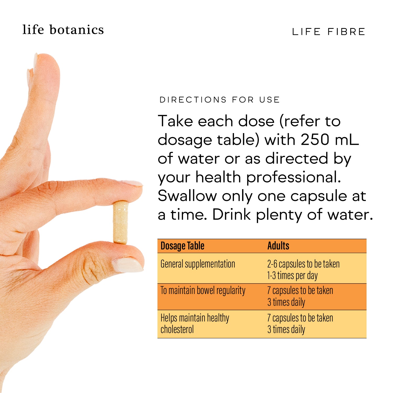 Life Botanics Life Fibre + Psyllium Husk Capsules