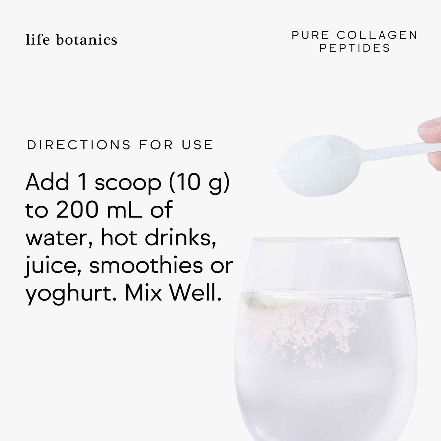 Life Botanics Pure Collagen Peptides 300g