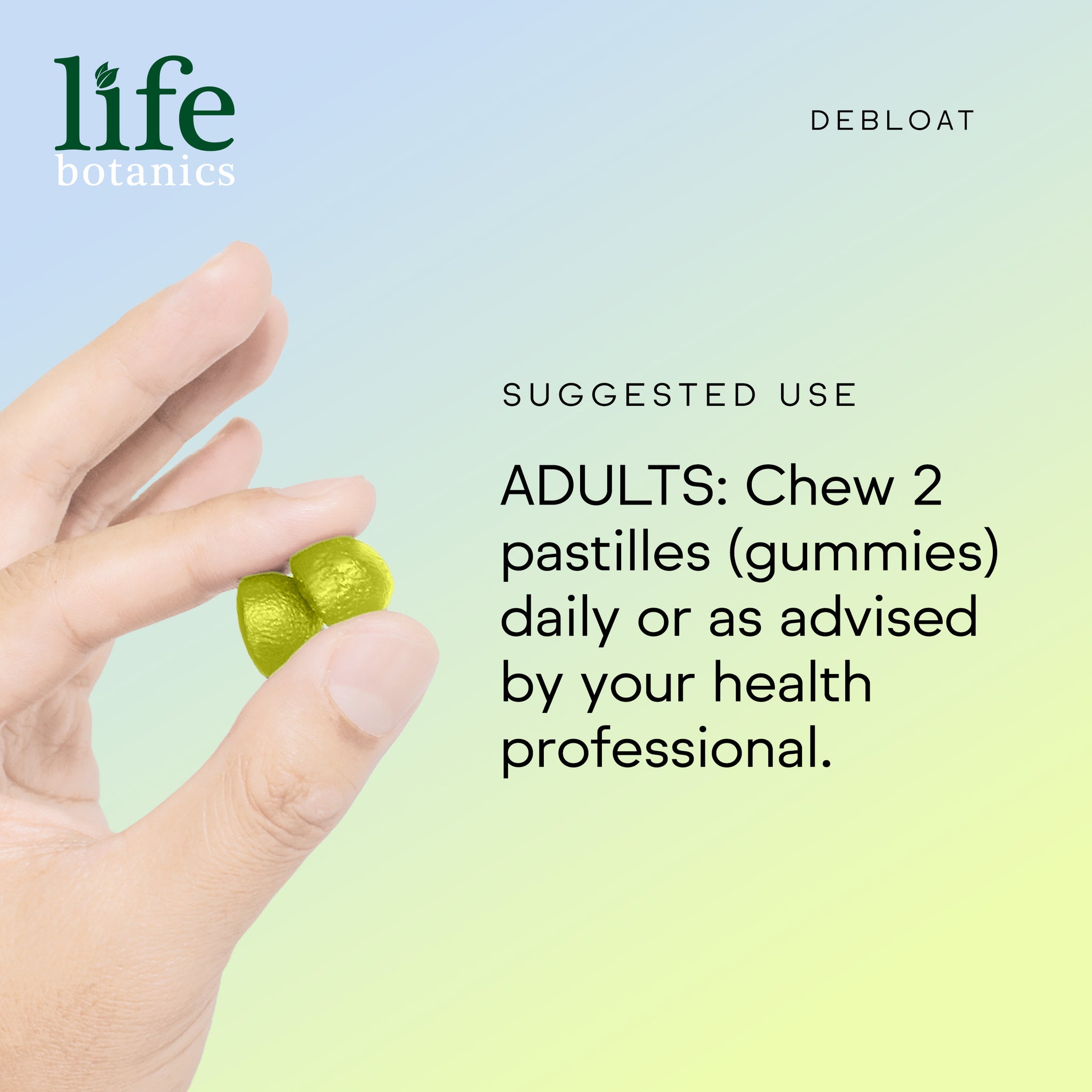 Life Botanics Debloat Gummies 60s