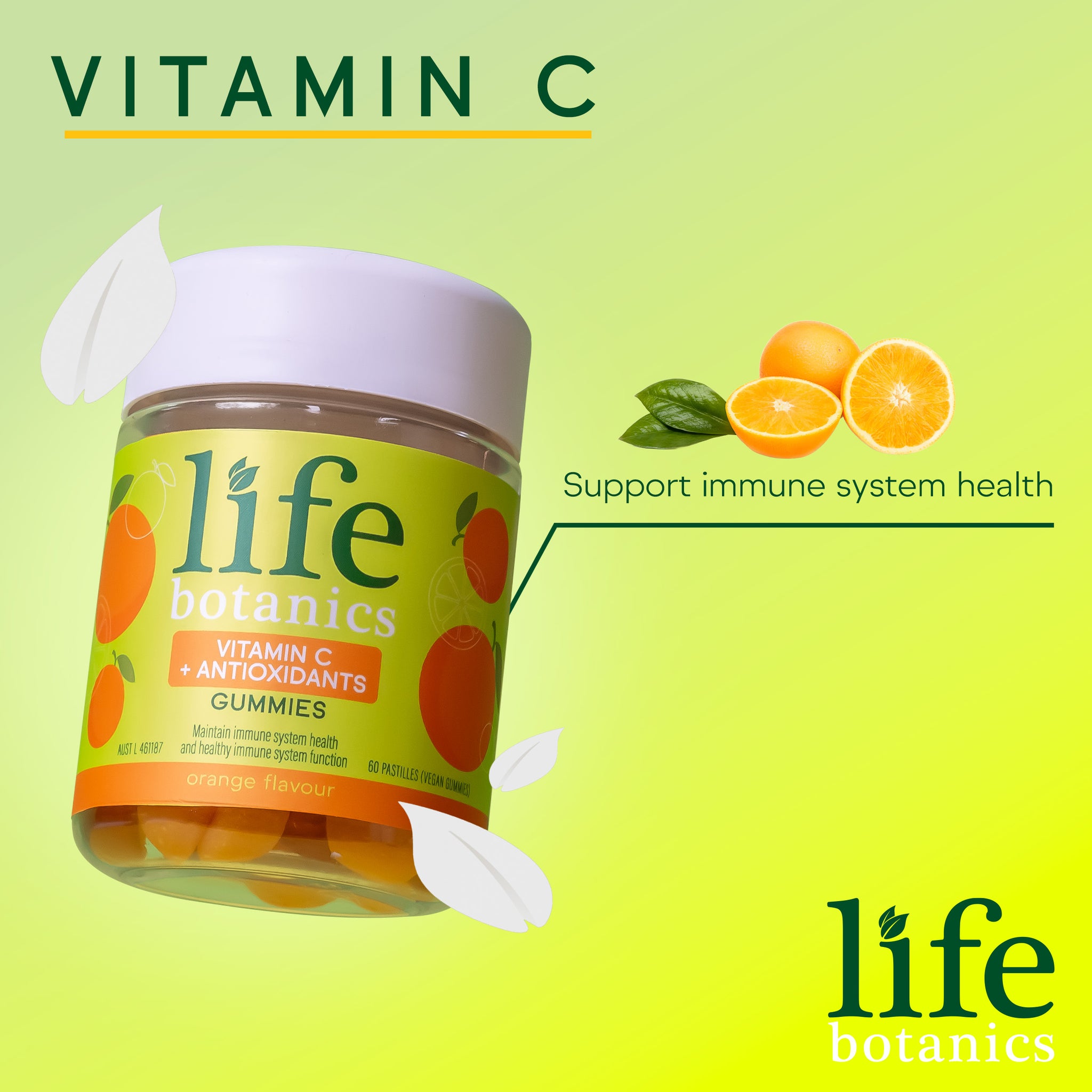 Life Botanics Vitamin C + Antioxidant Gummies 60s