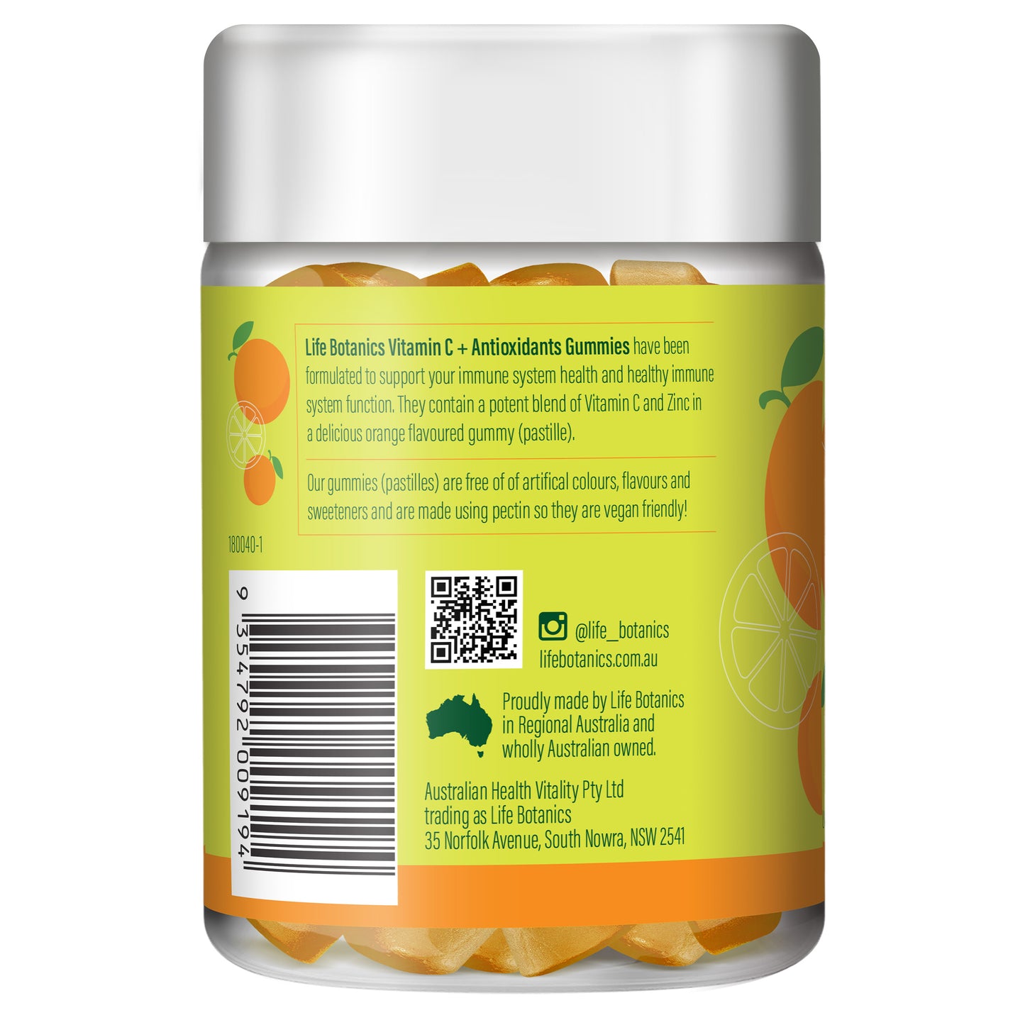 Life Botanics Vitamin C + Antioxidant Gummies 60s