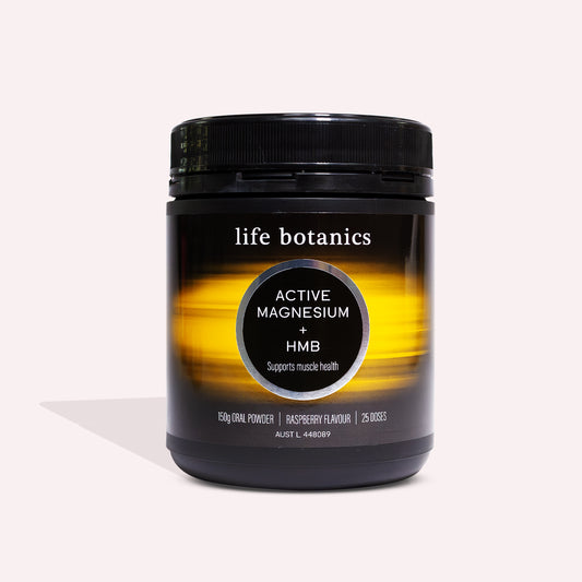 Life Botanics Active Magnesium + HMB 150g - August Expiry