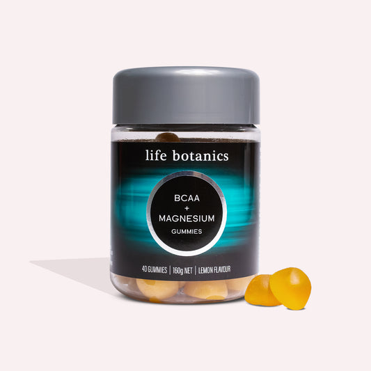 Life Botanics BCAA + Magnesium Gummies 40s - August Expiry