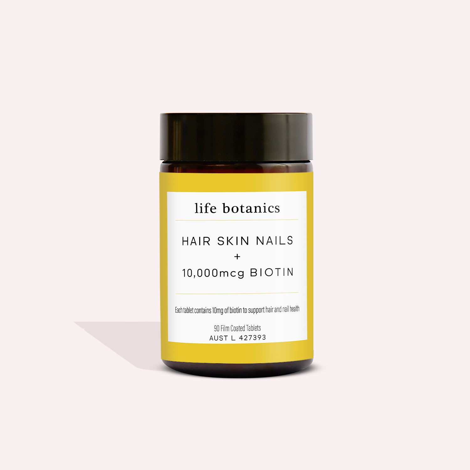 Life Botanics Hair Skin Nails + 10,000mcg Biotin