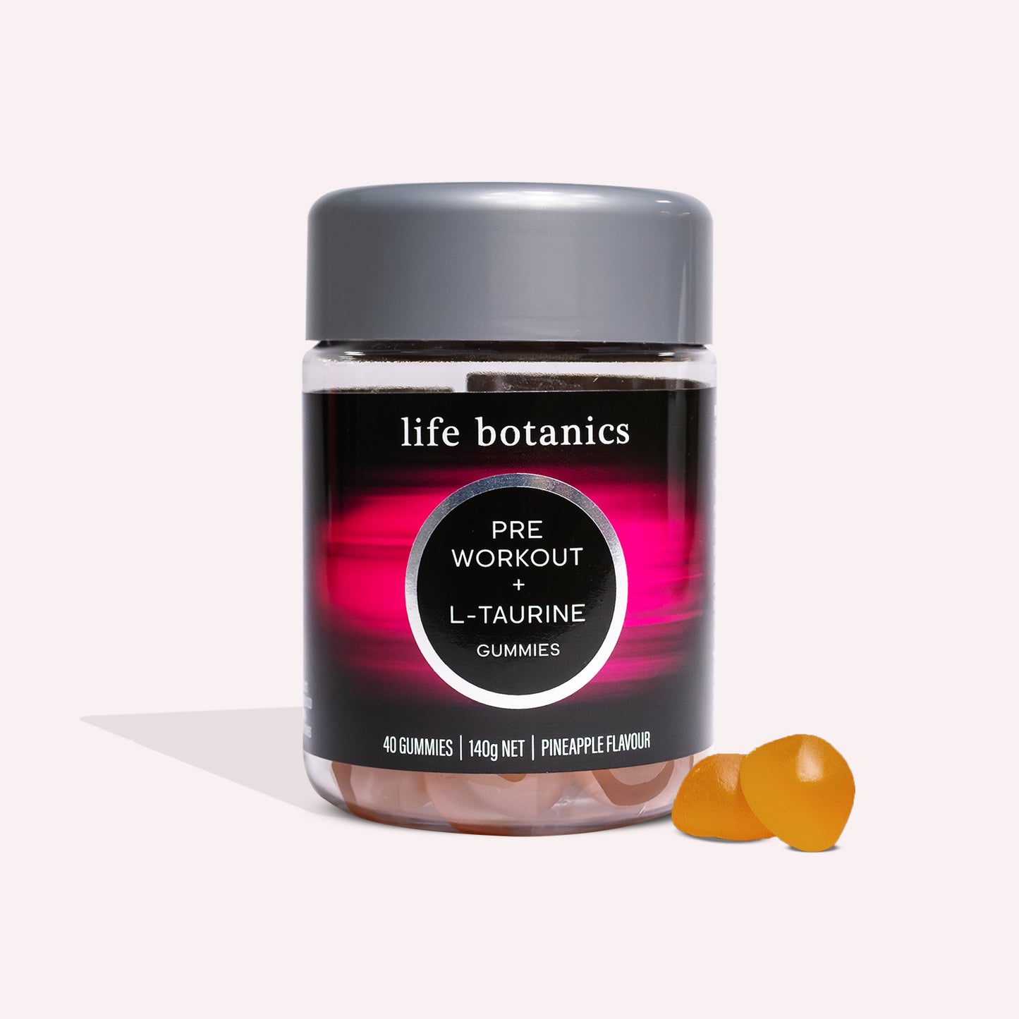 Life Botanics PreWorkout + L-Taurine Gummies 40s - August Expiry