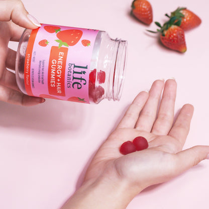 Life Botanics Energy + Hair Gummies 60s