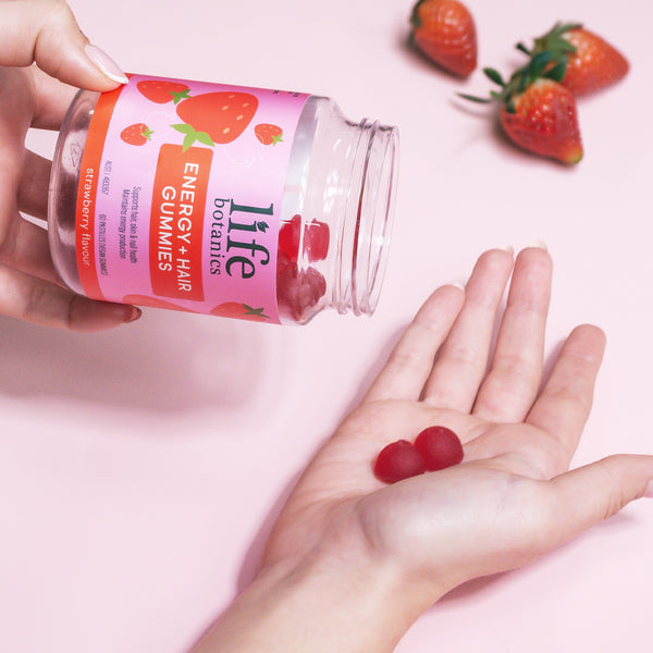 Life Botanics Energy + Hair Gummies 60s