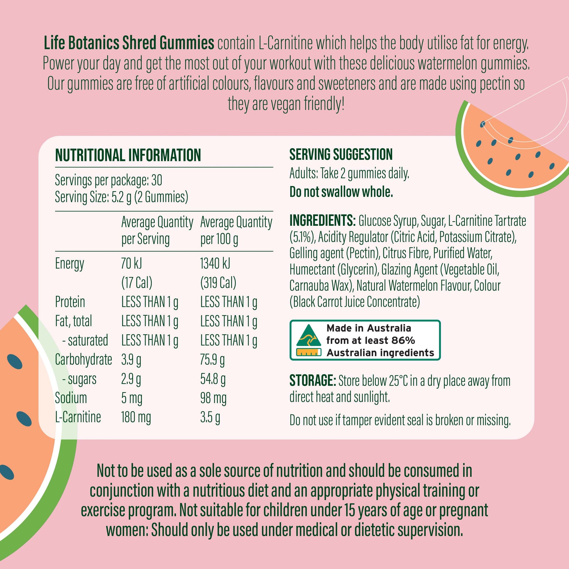 Life Botanics Shred Gummies