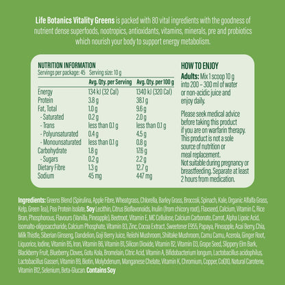 Vitality Greens