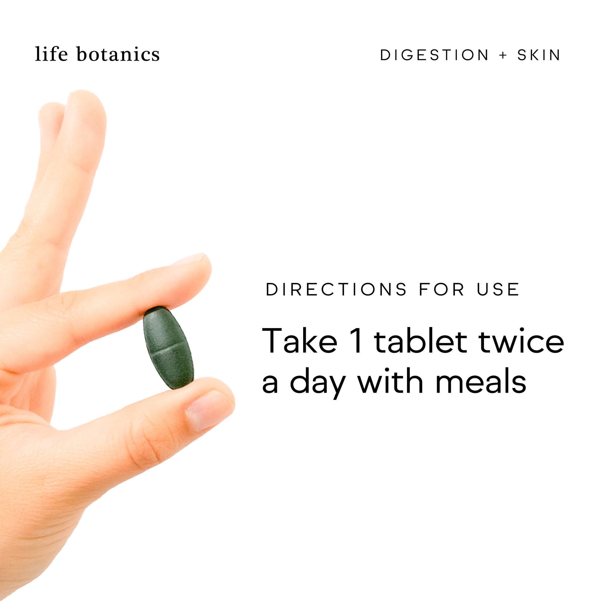 Life Botanics Digestion + Skin Tablets