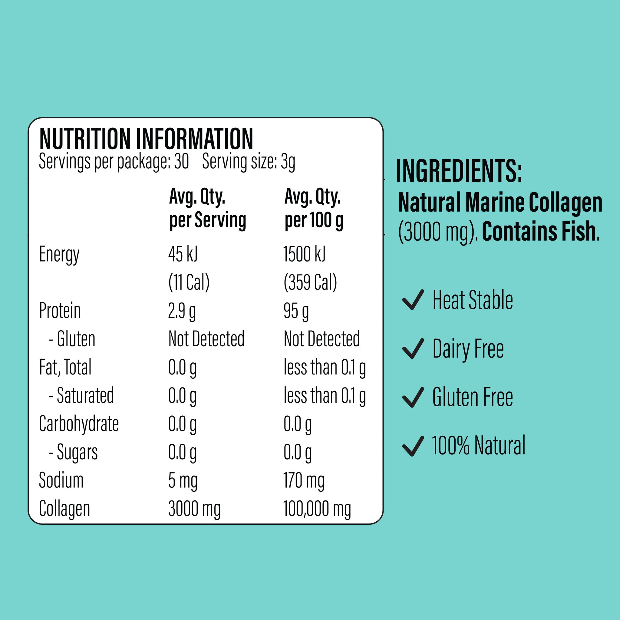 Natural Marine Collagen Powder - Original