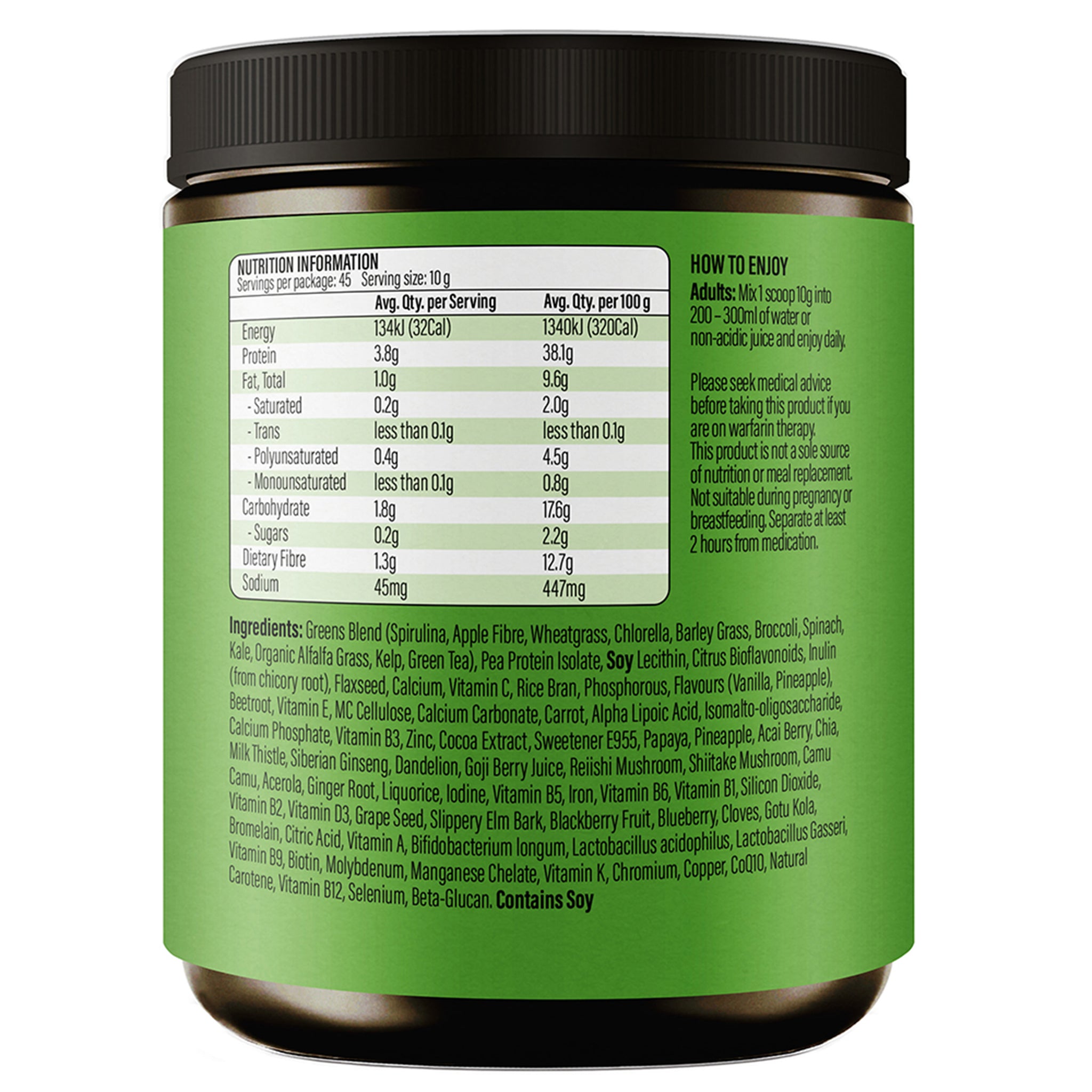 Life Botanics Vitality Greens 450g