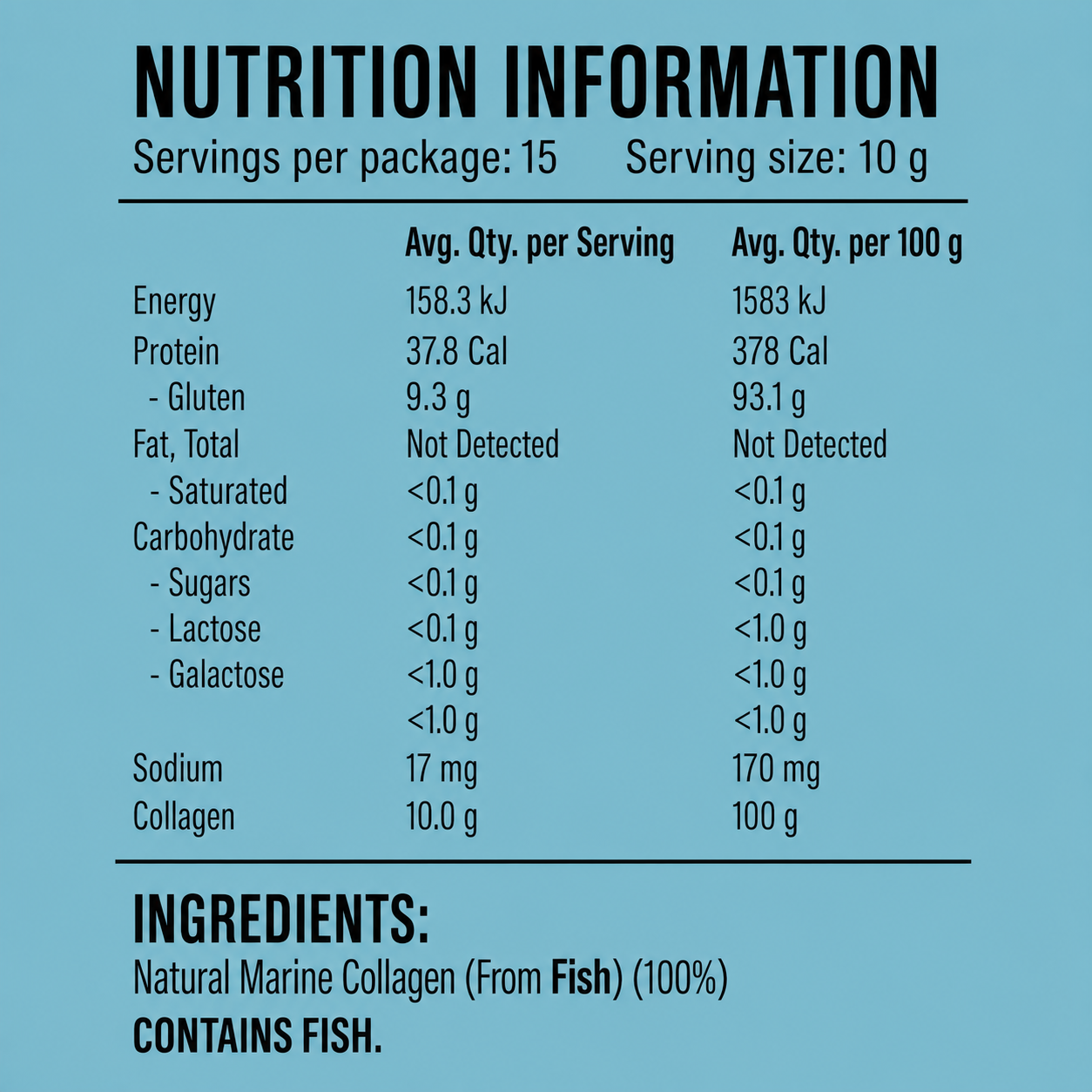 Life Botanics Pure Marine Collagen Peptides 150g