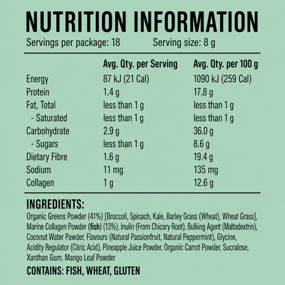 Life Botanics Greens + Debloat 150g