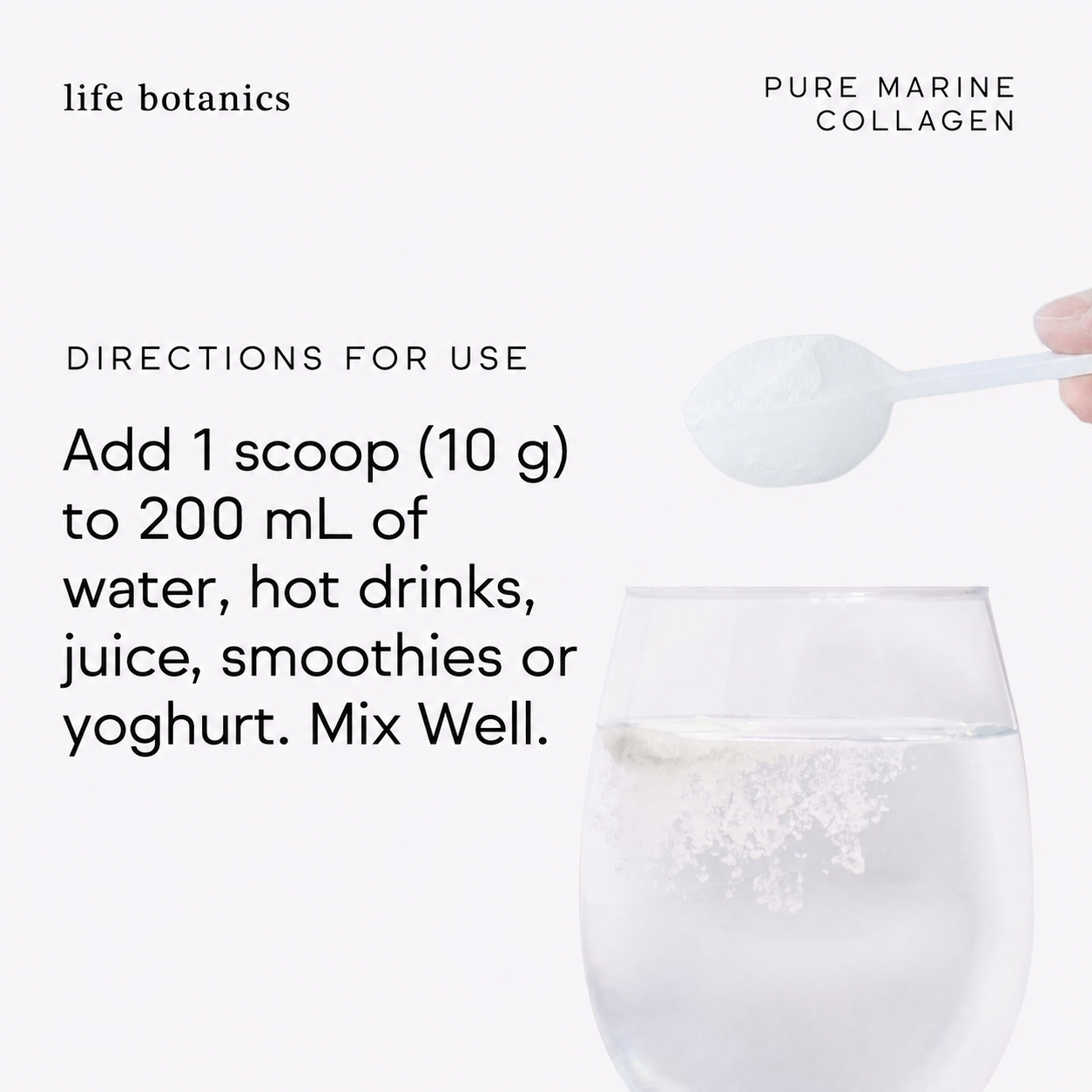 Life Botanics Pure Marine Collagen Peptides 150g