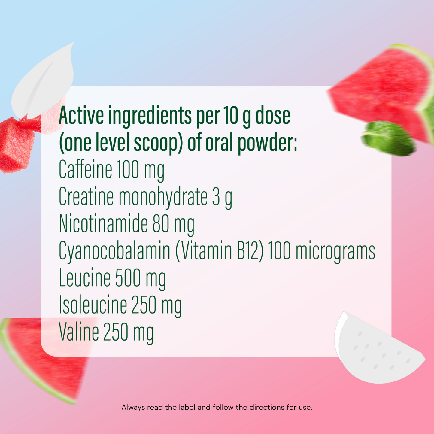 Life Botanics Energy + Focus Watermelon 150g - Dec 2026 Expiry