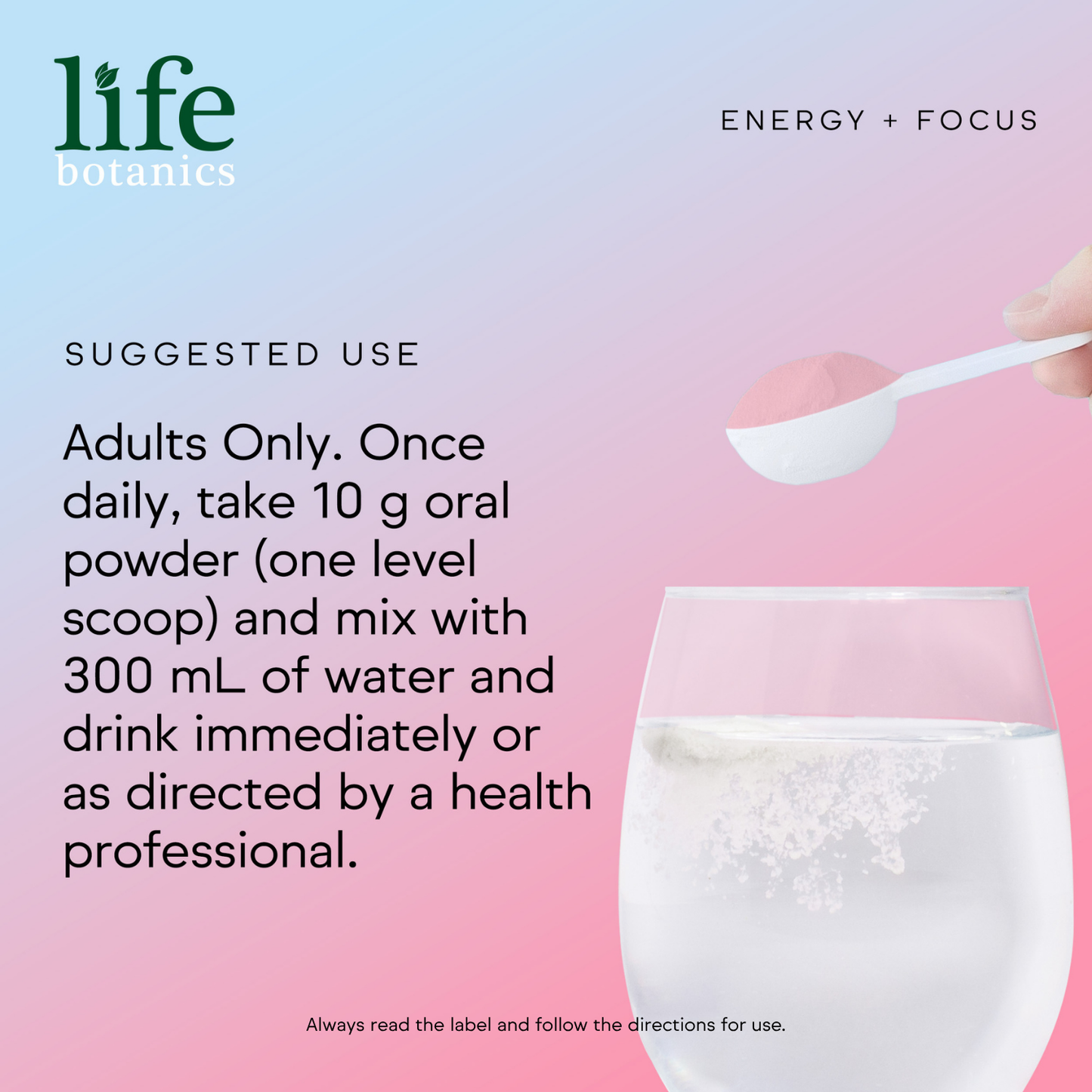 Life Botanics Energy + Focus Watermelon 150g - Dec 2026 Expiry
