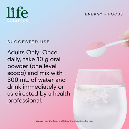 Life Botanics Energy + Focus Watermelon 150g - Dec 2026 Expiry