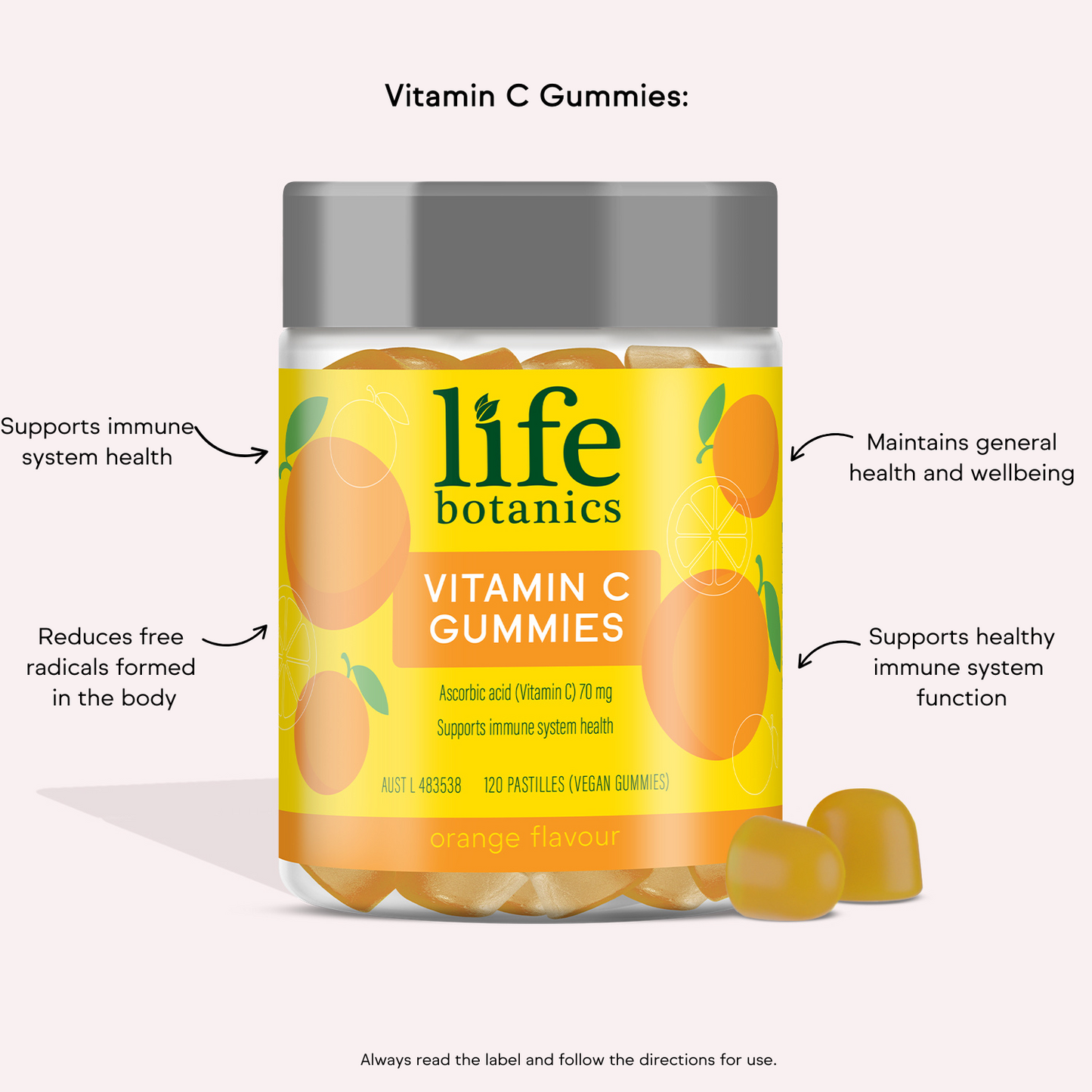 Life Botanics Vitamin C Gummies 120s