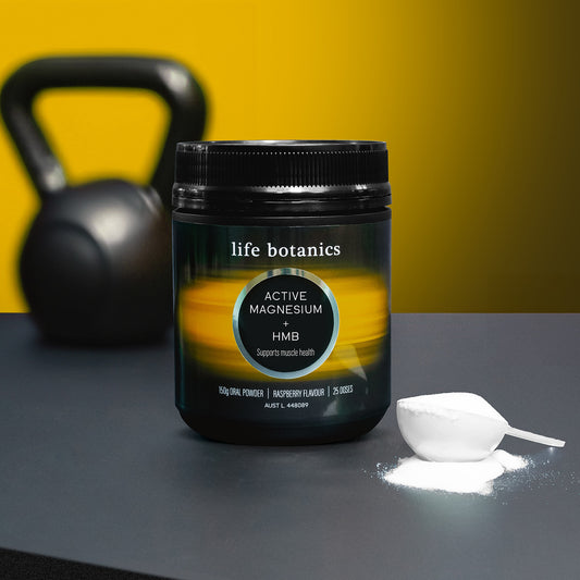 Life Botanics Active Magnesium + HMB 150g - August Expiry