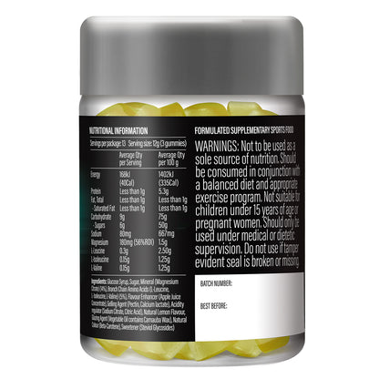 Life Botanics BCAA + Magnesium Gummies 40s - August Expiry