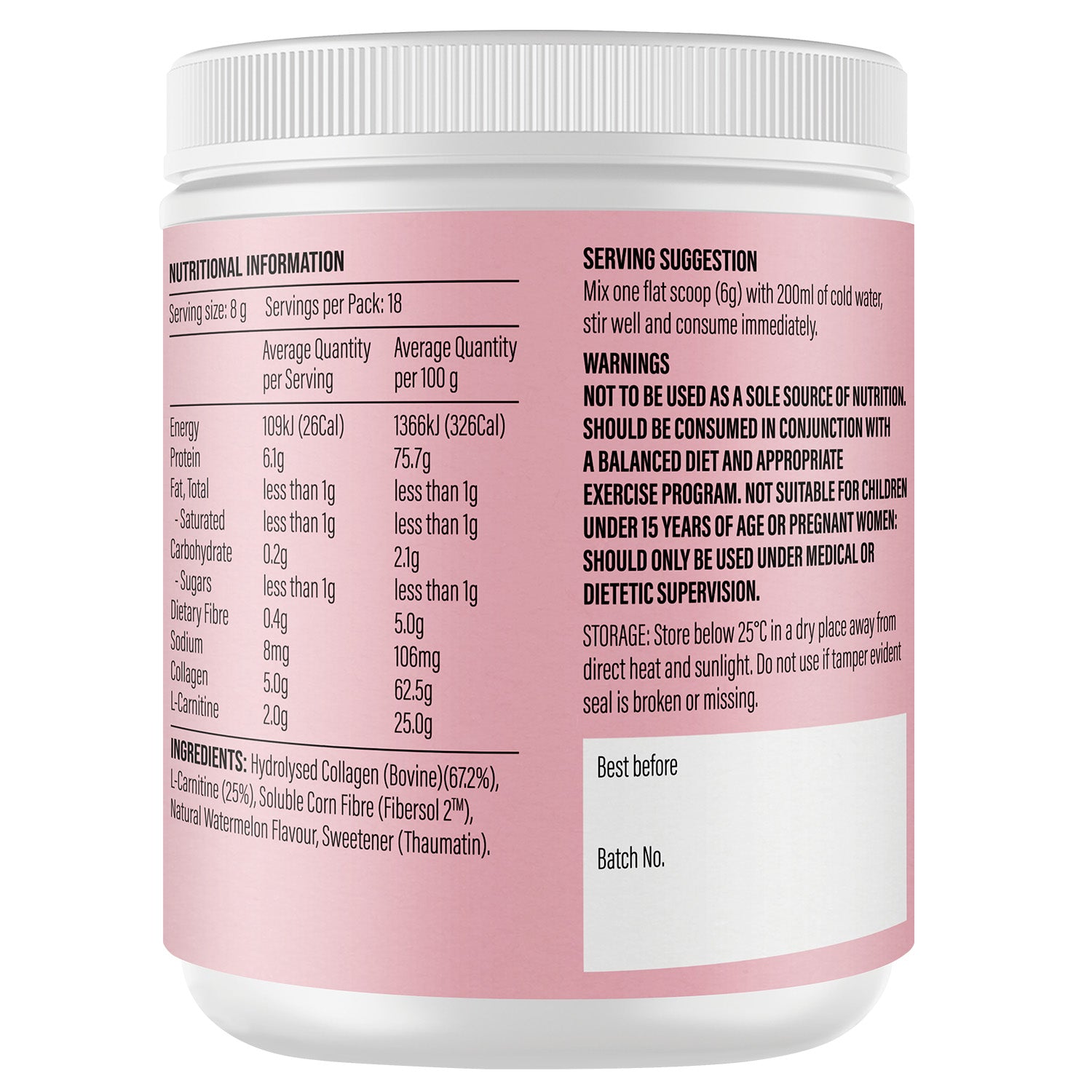 Life Botanics Collagen Shred 150g