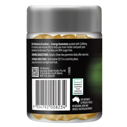 Life Botanics Creatine + Energy Gummies 40s