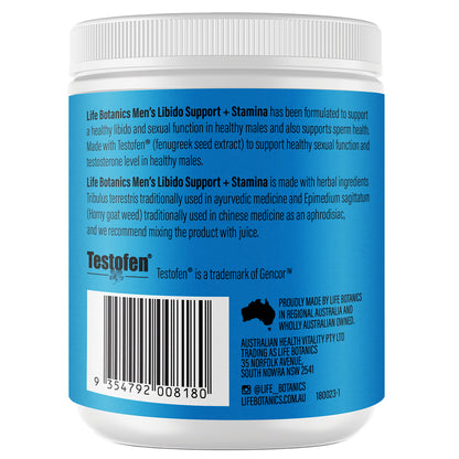Life Botanics Men’s Libido Powder 150g - June Expiry
