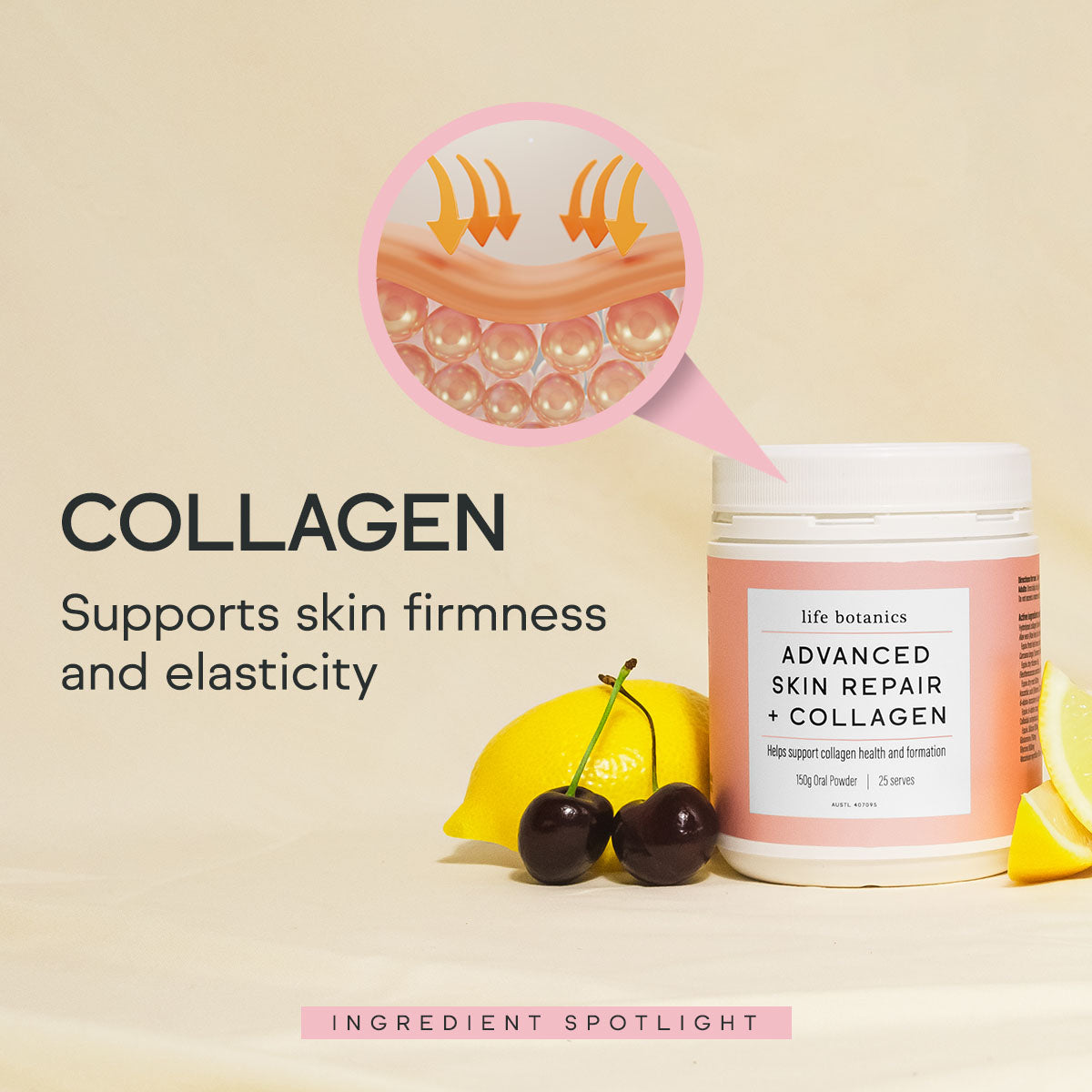life botanics Advanced Skin Repair + Collagen Health Benefits 180
