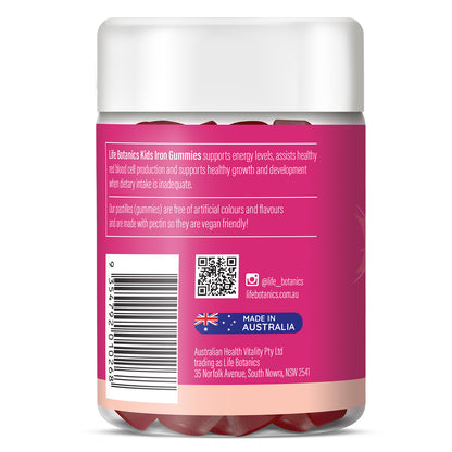 Life Botanics Kids Iron Gummies 90s