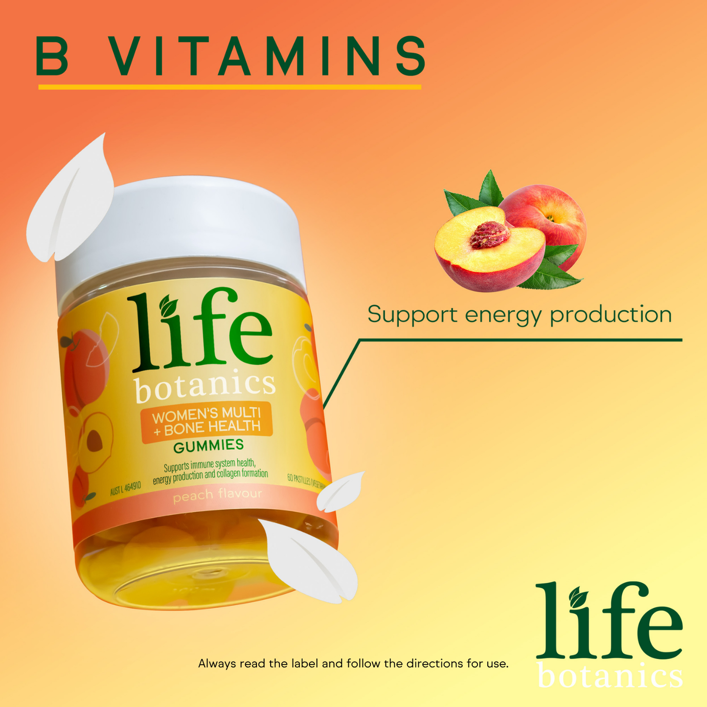 Life Botanics Women's Multi + Bone Health Gummies 60s