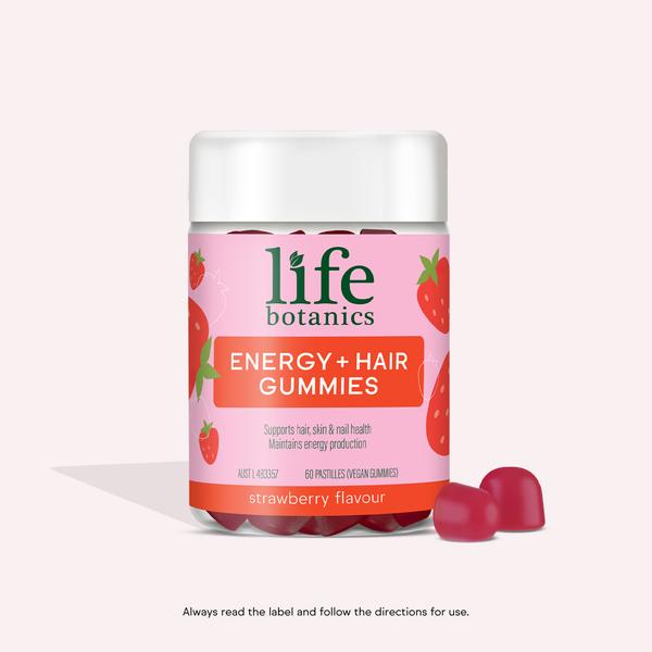 Life Botanics Energy + Hair Gummies 60s