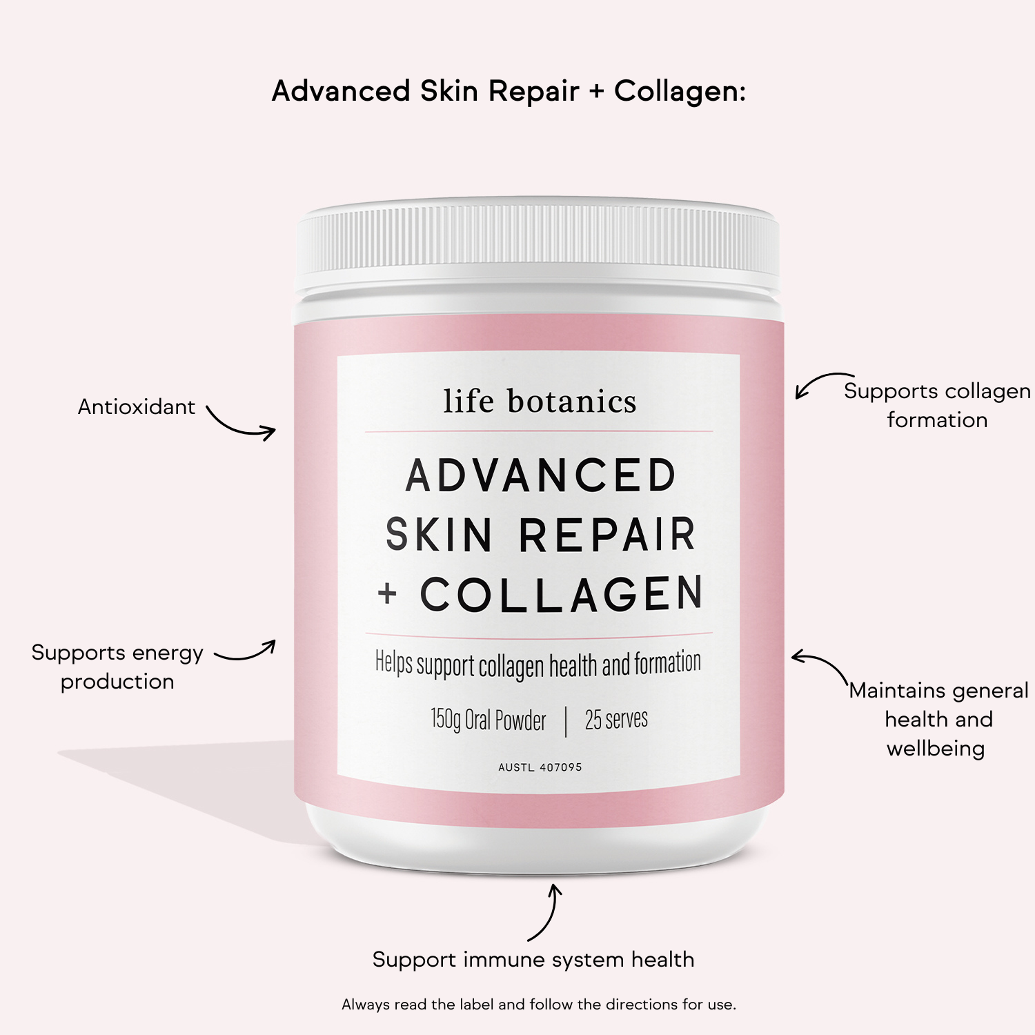 Life Botanics Advanced Skin Repair + Collagen | Life Botanics