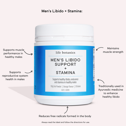 Life Botanics Men’s Libido Powder 150g - June Expiry
