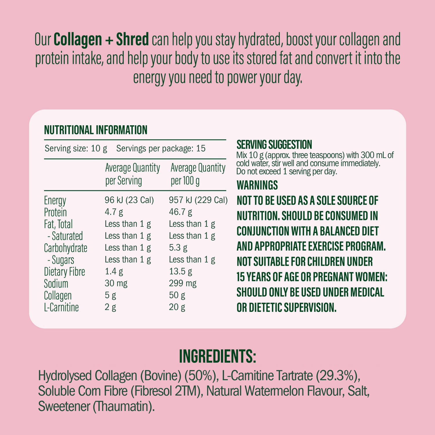 Life Botanics Best of Collagen & Beauty Kit — Collagen + Shred, Pure Marine Collagen, Energy + Hair Gummies and Vitamin C Gummies bundle on a cream background