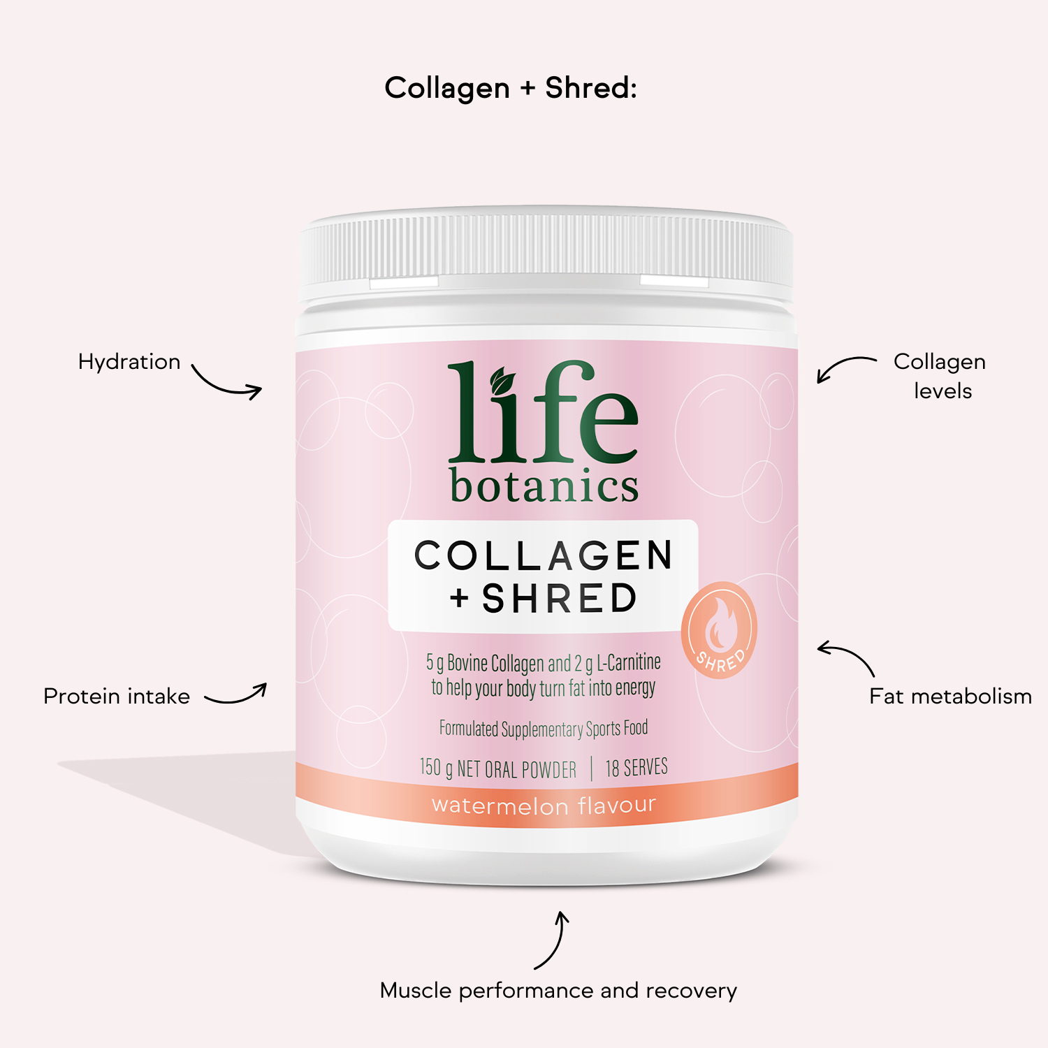 Life Botanics Collagen Shred 150g
