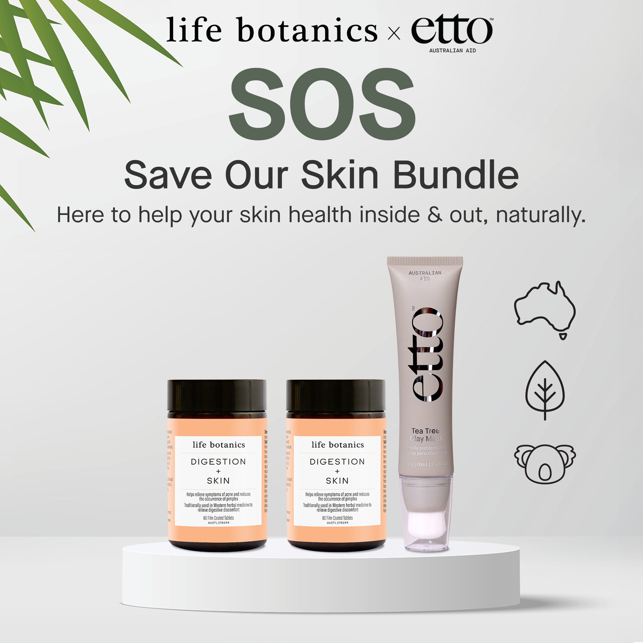 ETTO Australia x Life Botanics - Save our skin Bundle