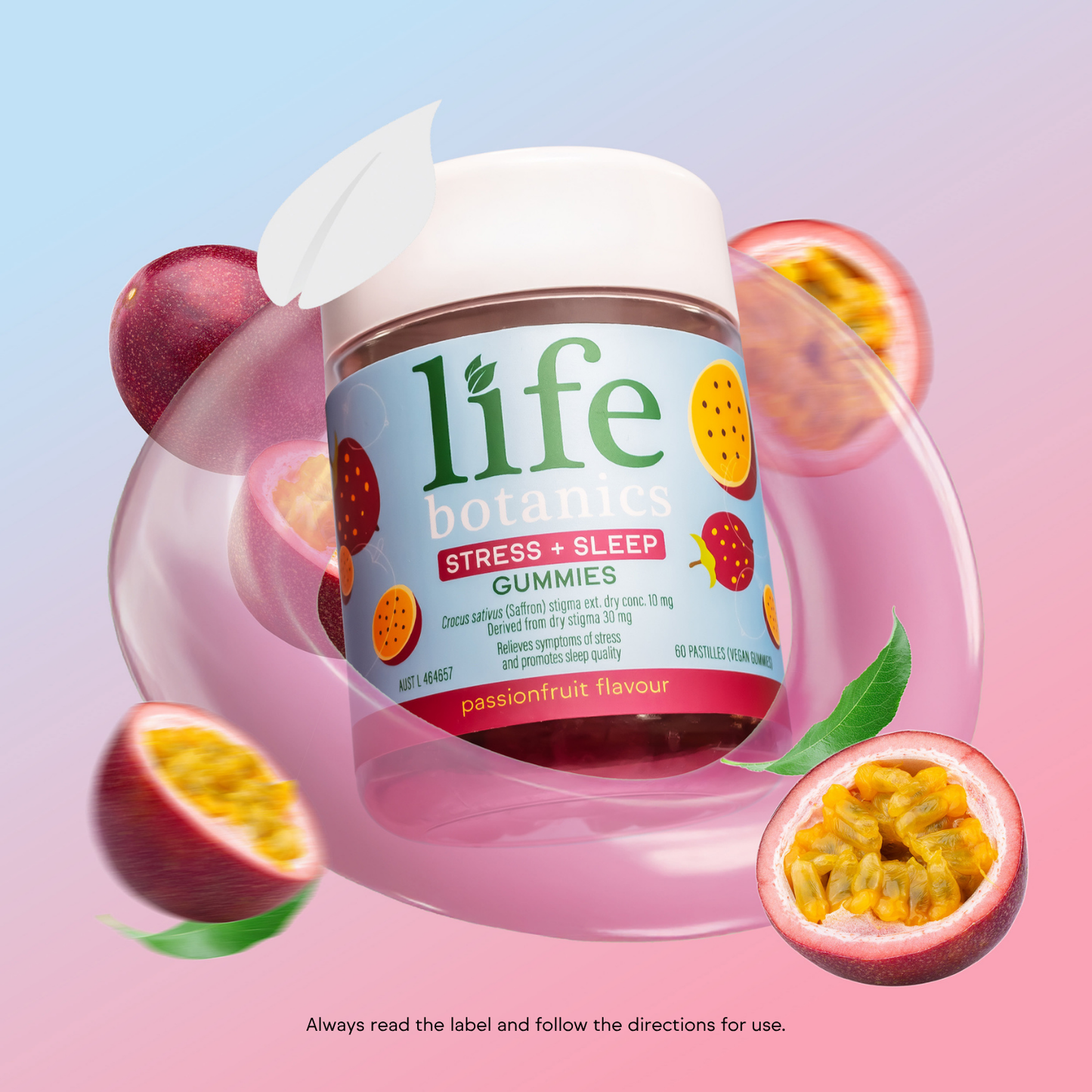 Life Botanics Stress + Sleep Gummies 60s