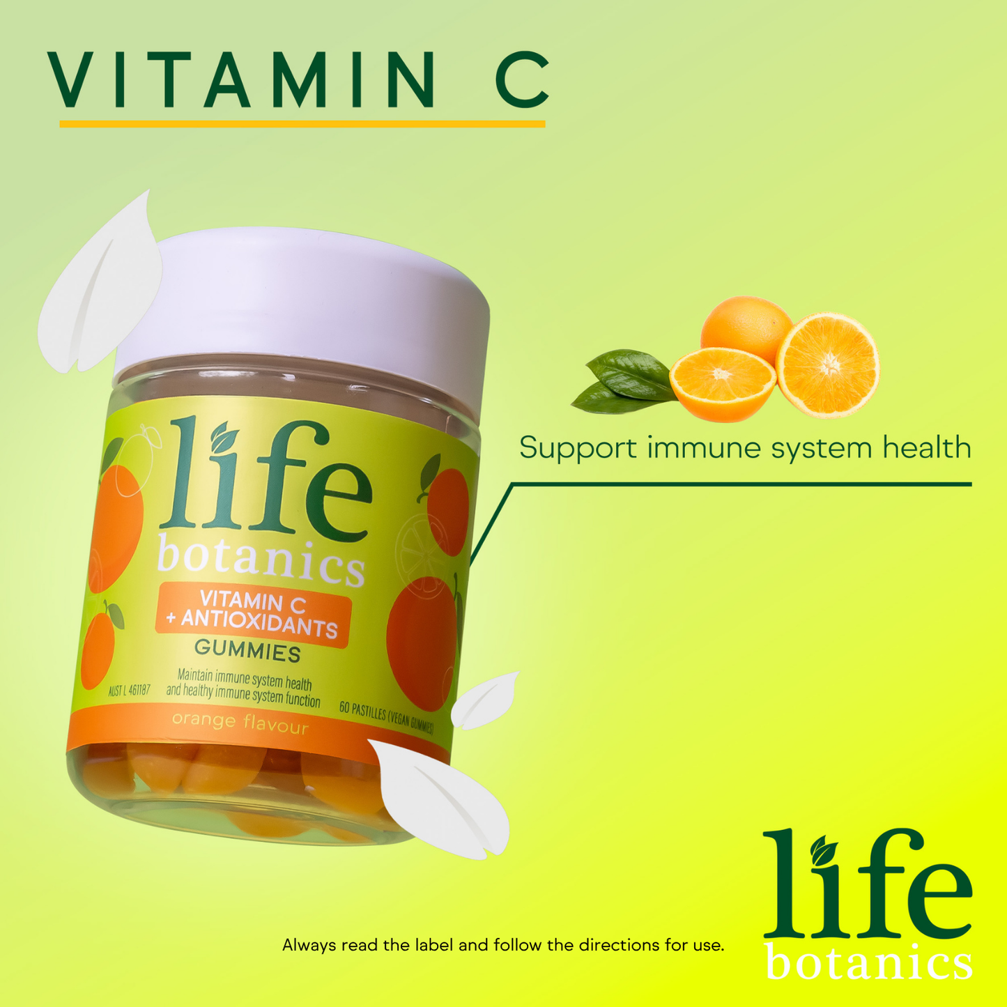Life Botanics Vitamin C + Antioxidant Gummies 60s