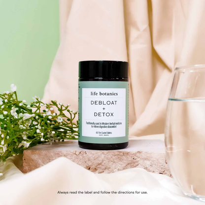 Life Botanics Debloat + Detox Tablets - October Expiry
